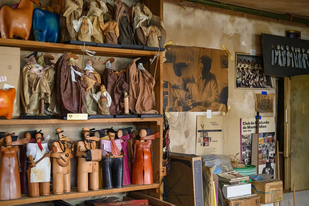Leather artisan atelier in Uruguay