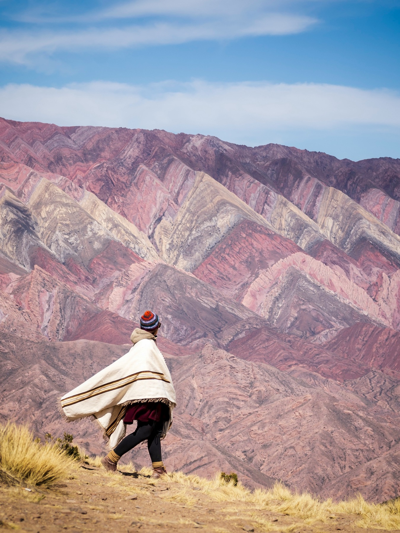 Colorful mountain landscape in Jujuy, Argentina