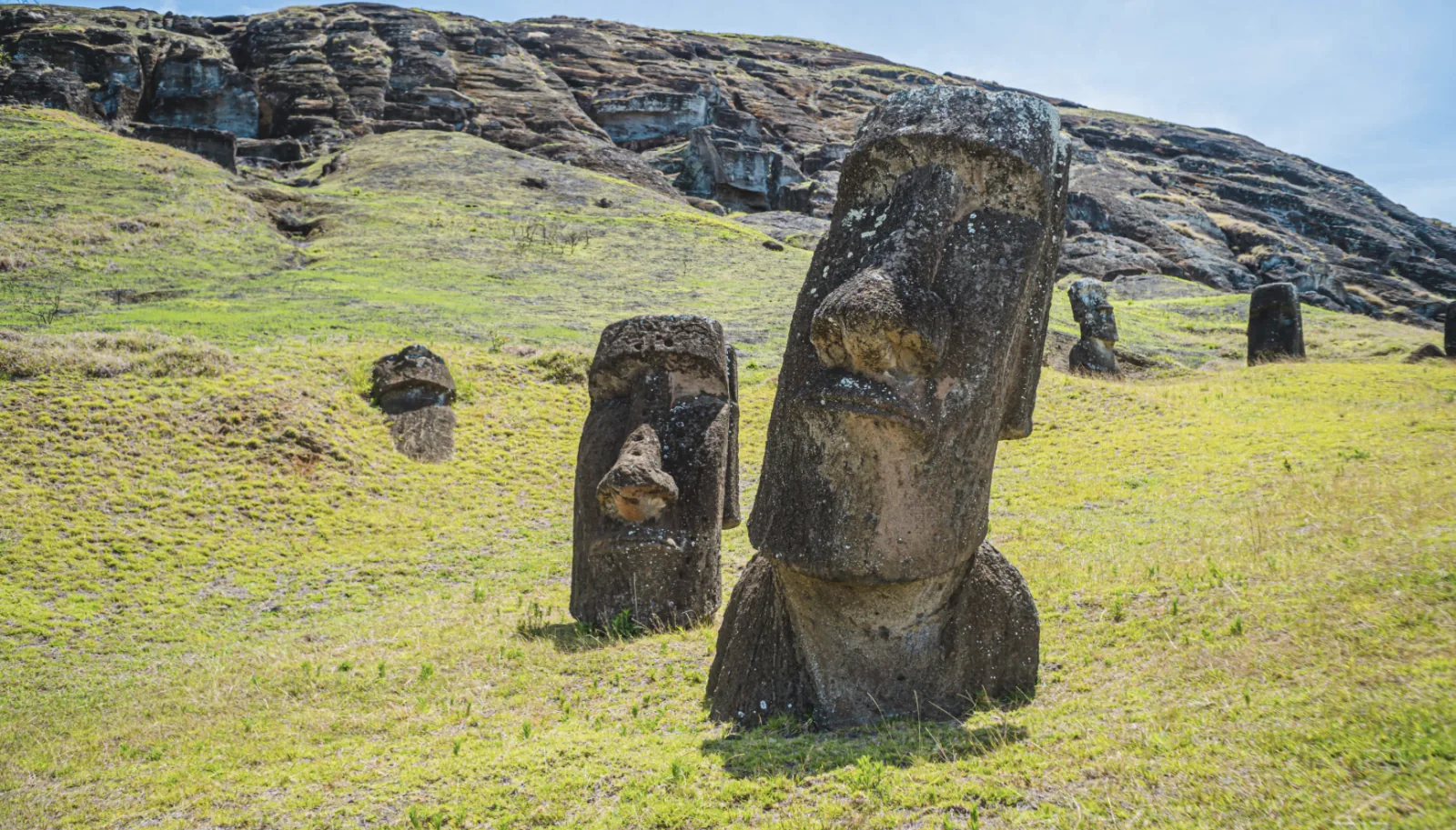Moai on Easter Island
